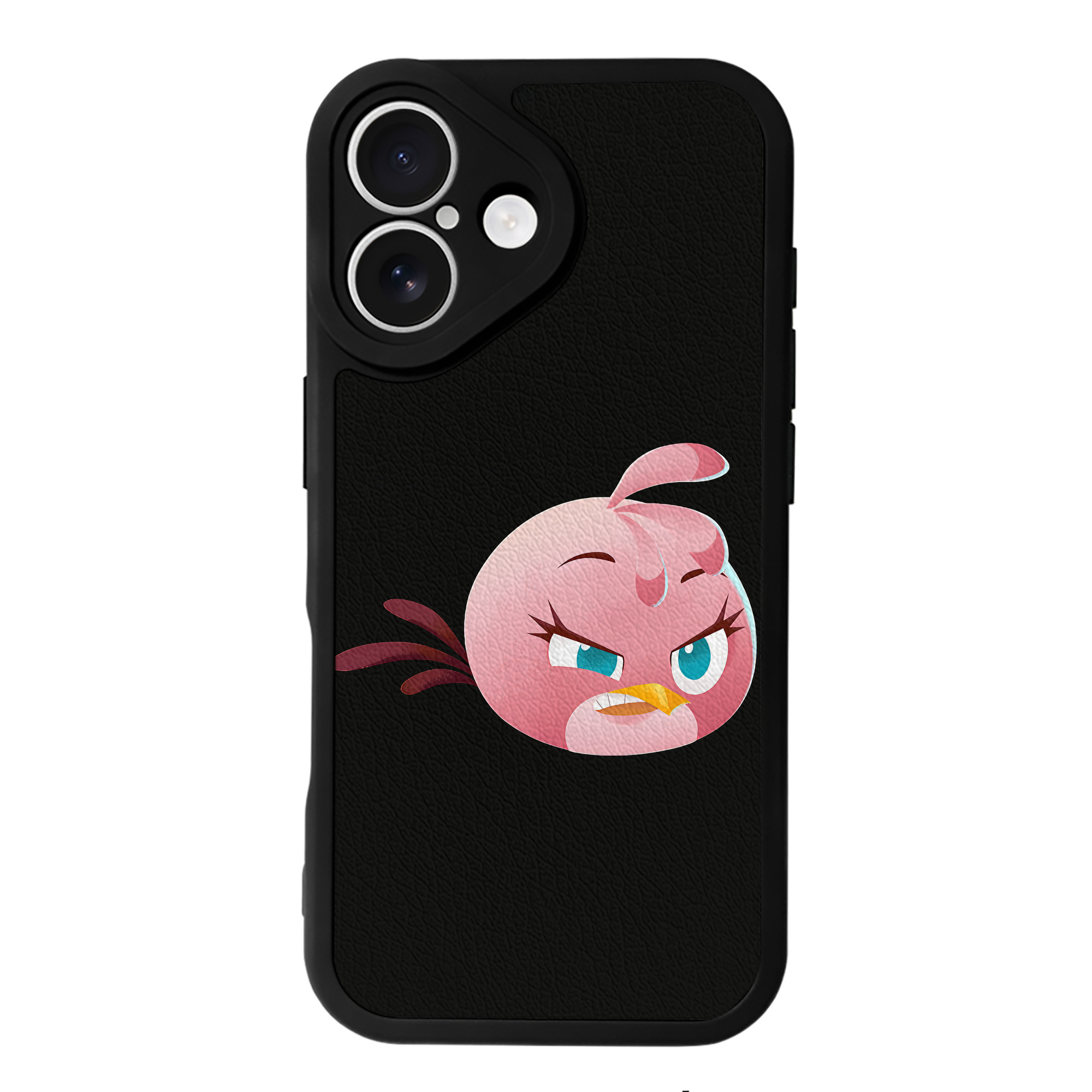 （画像用） Angry Birds アングリーバード 【iPhone 16シリーズ対応】シリコンスマホケース（レザー調） 材質：シリコン